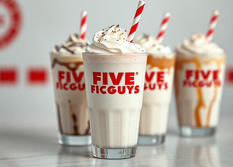 Are Five Guys milkshakes made fresh?