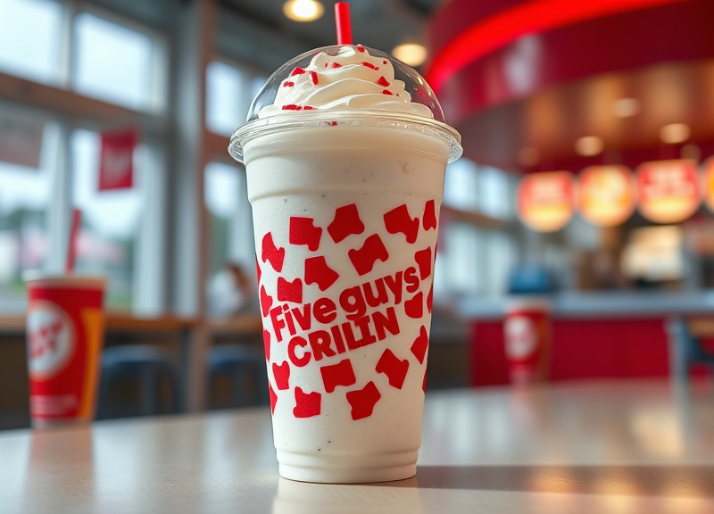 Can I customize my fountain drink at Five Guys?
