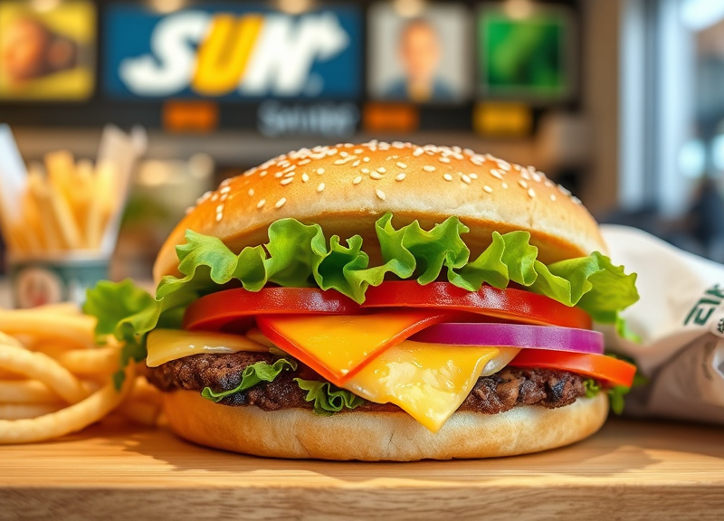 What are the healthiest options on the Subway Series menu?