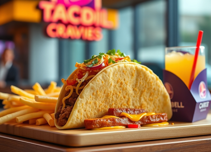 What are the most popular items on the Taco Bell Cravings Menu?