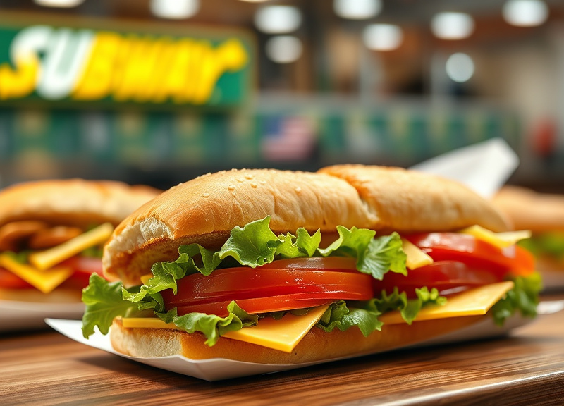 What are the most popular subs on the Subway lunch menu?